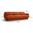Tov Furniture Azalea Rust Orange Velvet Sofa