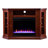 Bauerle Darby Home Co 45 " W Brown Electric Fireplace-1682364359