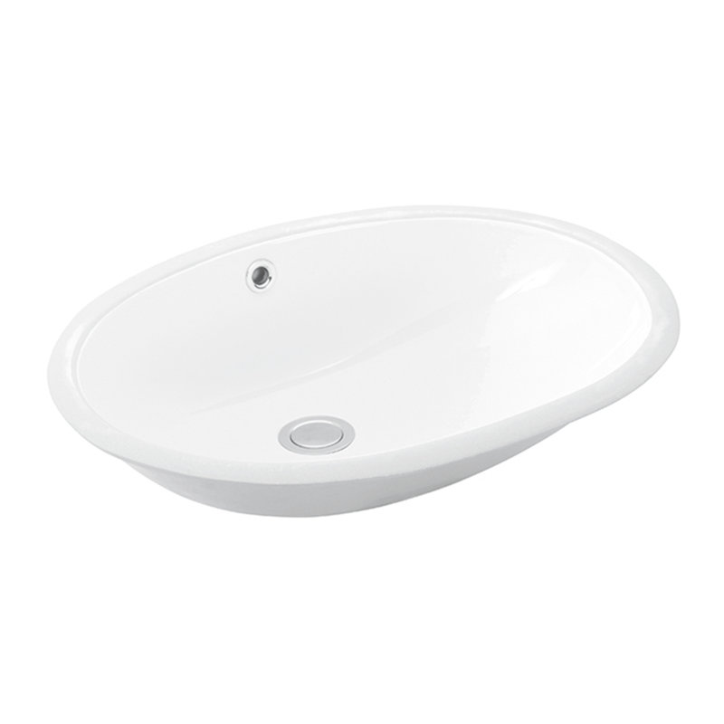 Basic Ceramic 22.4'' L Bathroom Sink