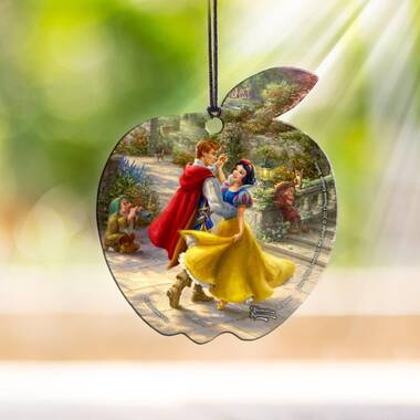 Little Mermaid Stained Glass Effect Thomas Kinkade Ornament 3