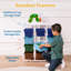 Étagère de rangement à 4 niveaux ECR4Kids avec 12 casiers, 4 x 3, rangement polyvalent-99314755
