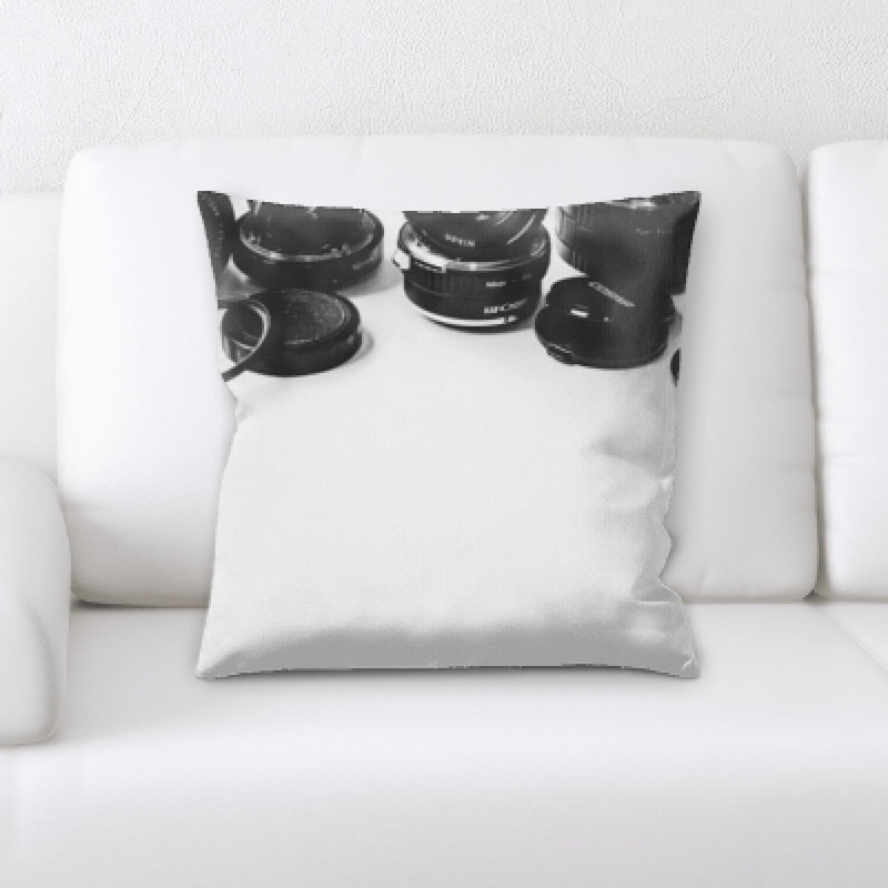 Microsuede Reversible Throw Pillow