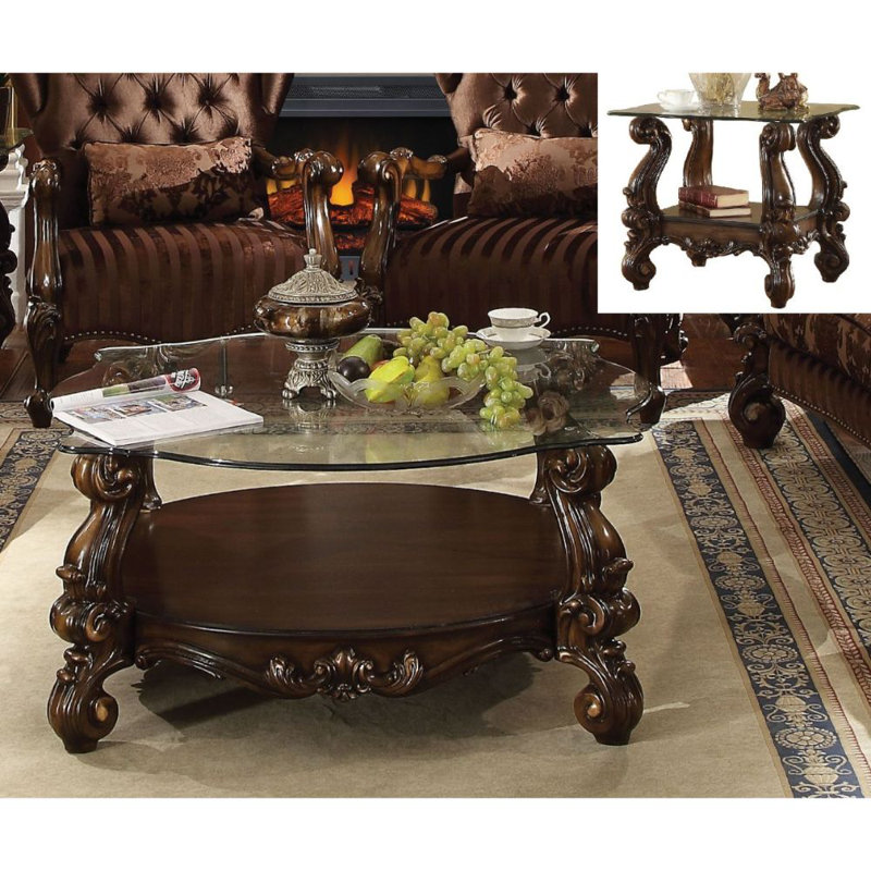 Alaqua Coffee Table, Bone White
