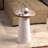 Hand-Carved Solid Wood Accent Round Top End Table-1786730992
