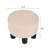 12.4'' Wide Round Footstool Ottoman-963711032