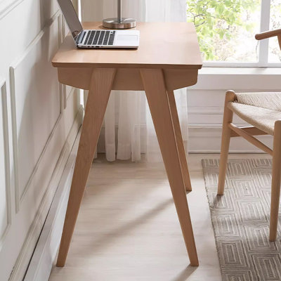 Solid Oak Writing Desk,2-drawer