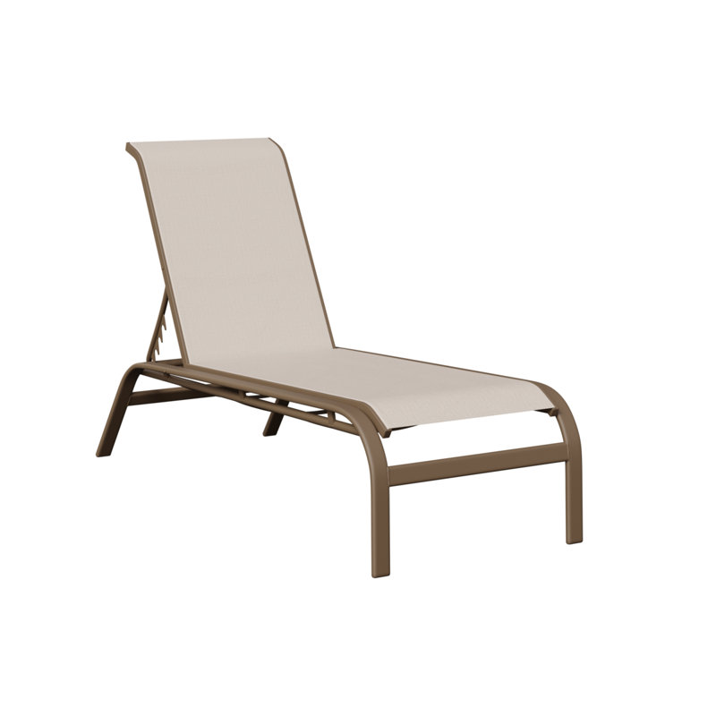 Chaise longue sans accoudoirs Berlin Gardens Murphy, Argile, Beige