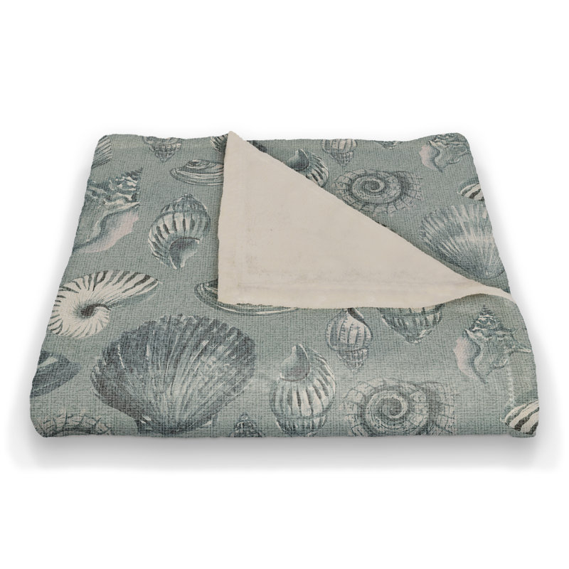 Hand Woven Throw Blanket, Blue