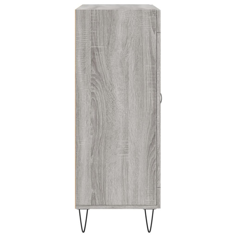 Marialyce Display Cabinet, Grey Sonoma