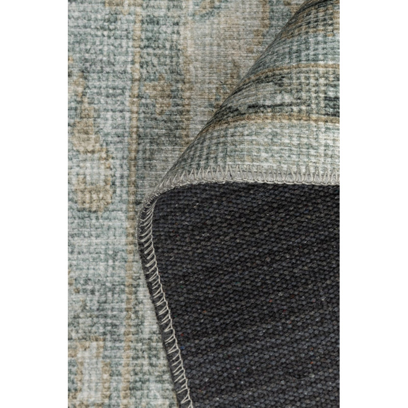 Tapis à motif tissé en chenille relique, Tapis de couloir 2 pi 6 po x 7 pi 7 po