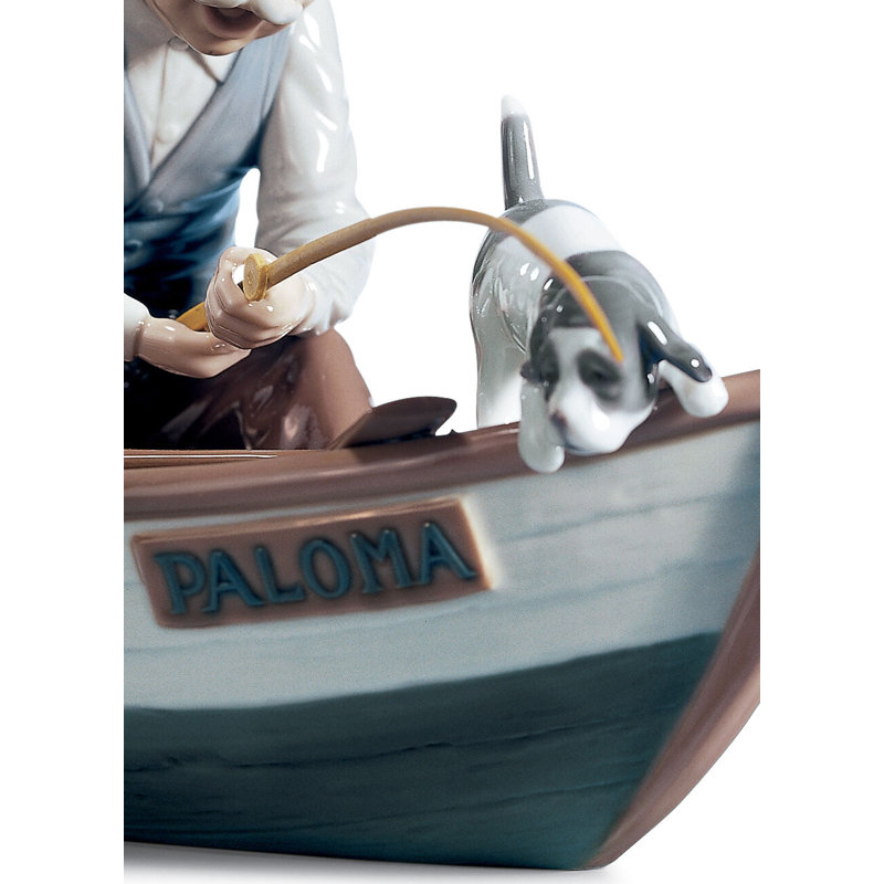 Fishing with Gramps Figurine