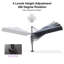 Parasol en porte-à-faux carré gris 120 po-1418162998-1453079298