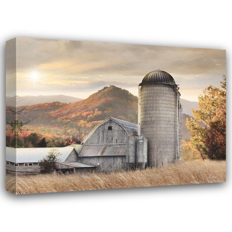 «Red Barrel Studio® Deiter», art sur toile tendue par Lori Gallery: Autumn at the Farm