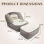 Polyester Refillable Bean Bag Lounger