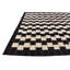Tapis noir et blanc Noor