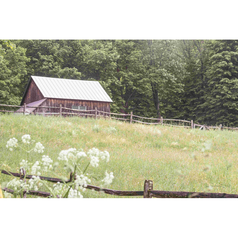 «Summer Farm I» par Sue Schlabach, photographie sur toile tendue, H 32 po x l 48 po