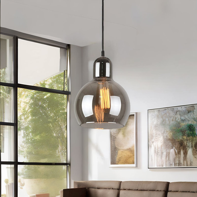 23CM H Modern Glass Ceiling Light Pendant Shade