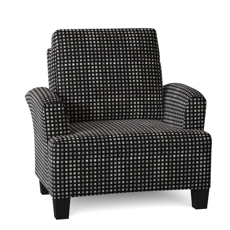 Mullins Upholstered Armchair, Cairo Black