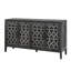 Vintage Wooden Skeleton Door Sideboard