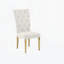 Chaise de salle à manger rembourrée en velours Modern-129201157-129201160