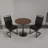 31.5 " Walnut Circular Dining Table