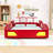 Twin Wooden Race Car Bed-1335441009