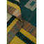 Tapis vert kilim à teinture végétale vert 8 x 11