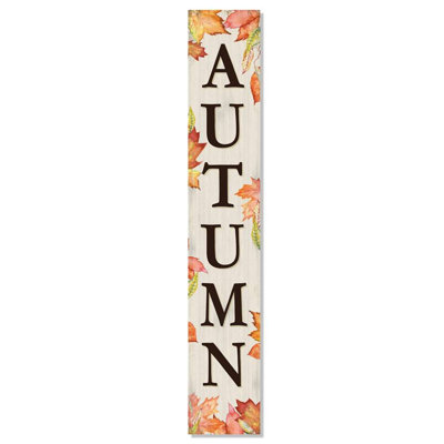 Feuilles d'automne - Grand panneau de véranda d'extérieur