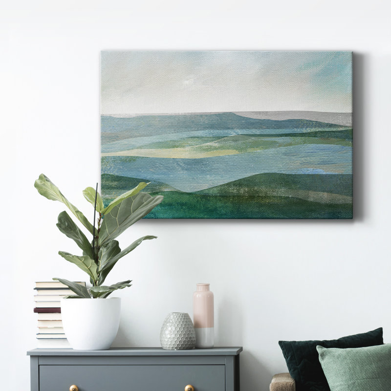 River Valley - Wrapped Canvas Painting