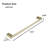 5-Piece Bathroom Hardware Set With Towel Bar, Towel Hook, And Toilet Paper Holder, Brushed Gold Finish, Suitable For Kitchen, Bedroom, And Living Room-116479337