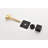 Extra High Flow Volume Control Valve - 3/4" Cast Metal, Brass Handle, Construction, Matt Black Shower Metal Ensures Performance, Finish