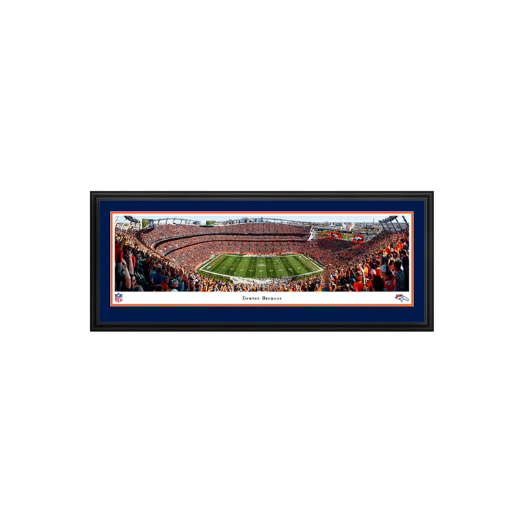 Denver Broncos 2016 Super Bowl Champions Panoramic Art Print - Panorama  Wall Decor - NFL - Blakeway Panoramas