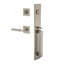 Viaggio Quadrato One-Piece Handleset With D Grip With Quadrato Rosette And Contempo Fluted Lever-1101790074-1101790051-1101790048