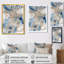 «Blue and Gold Marble Clouds I», reproduction sur toile-67381197-67381198-119771366