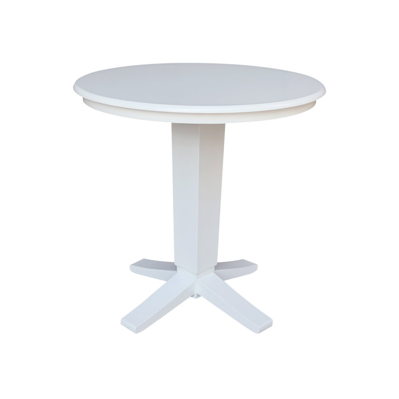 Table de salle à manger Scalla, H 35,9 po x L 36 po x l 36 po, Blanc
