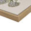 Botanical Illustration Canvas 4 - Décoration murale en lin pour 4 maisons d'art