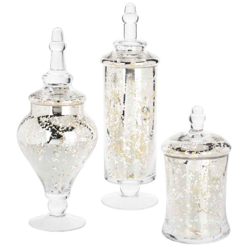 Damarkis 3 Piece Kitchen Canister Set