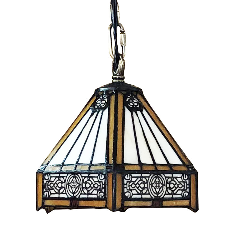 Aftab 1 - Light Beige/Brown/Black Unique/Statement Pendant