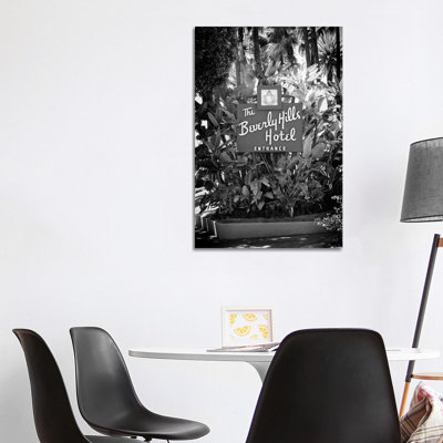 L.A Beverly Hills Hotel by Philippe Hugonnard - Wrapped Canvas Print