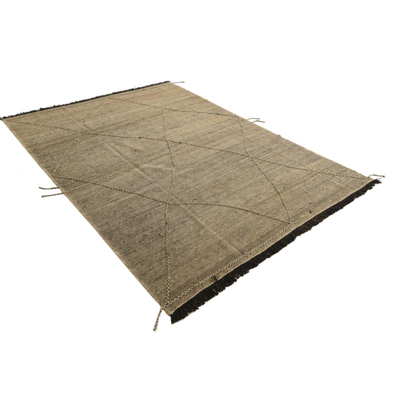 Tapis brun clair 7x9 Pinson