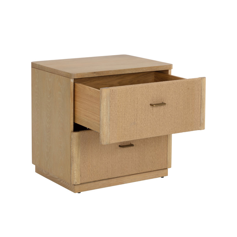 Table de chevet Duffy, Brun