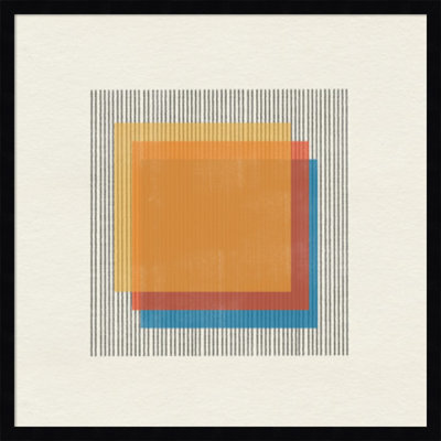 Midcentury Modern Squares No 1 Print