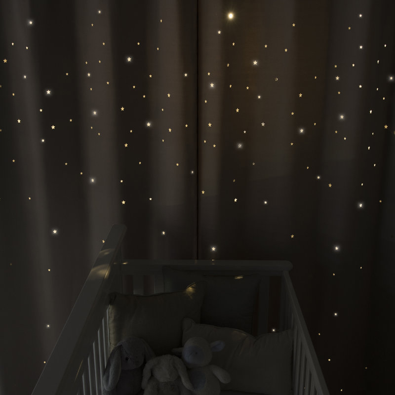 Gaitan Room Darkening Curtain Pair, 52" W x 84" L, Biscuit