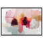 Décoration murale encadrée rose bourgogne Smear III par Art Remedy, cadre argenté, 54 x 36-2094637178-2094923201