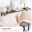 Console Table With Charging Station For Living Room, Rustic Brown-233212783