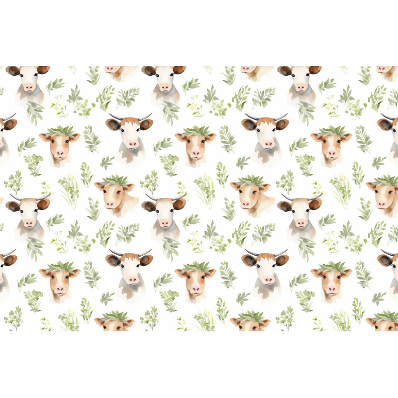 Literie blanche vache, Édredon grand
