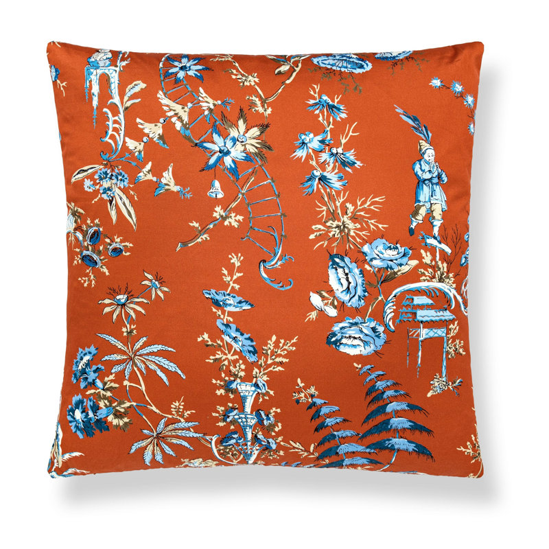 Nanjing Pillow, Mandarin Toile