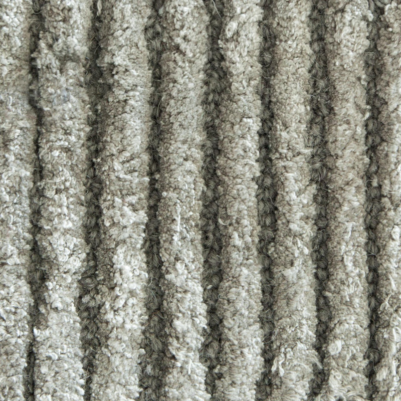 Tapis taupe touffeté à la main Angelo, Rectangle 5 pi x 7 pi 6 po