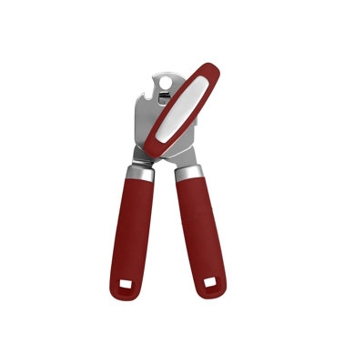 Manual Can Opener, Stainless Steel, Original Design(Red)