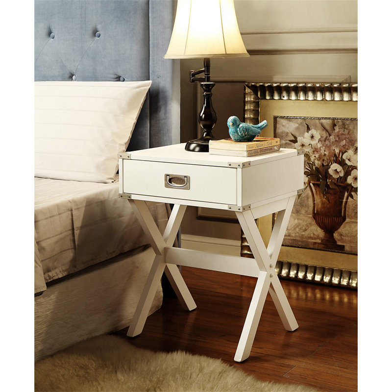 Table d'appoint Babs, Blanc